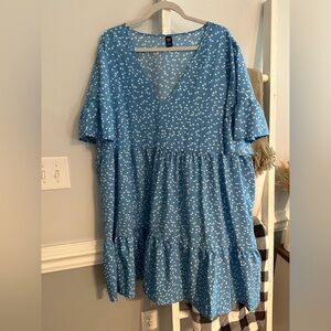 Blue heart dress
